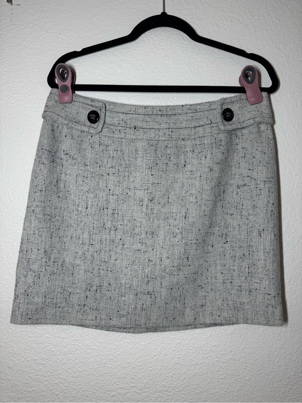 Outback Red Gray Tweed Mini Skirt